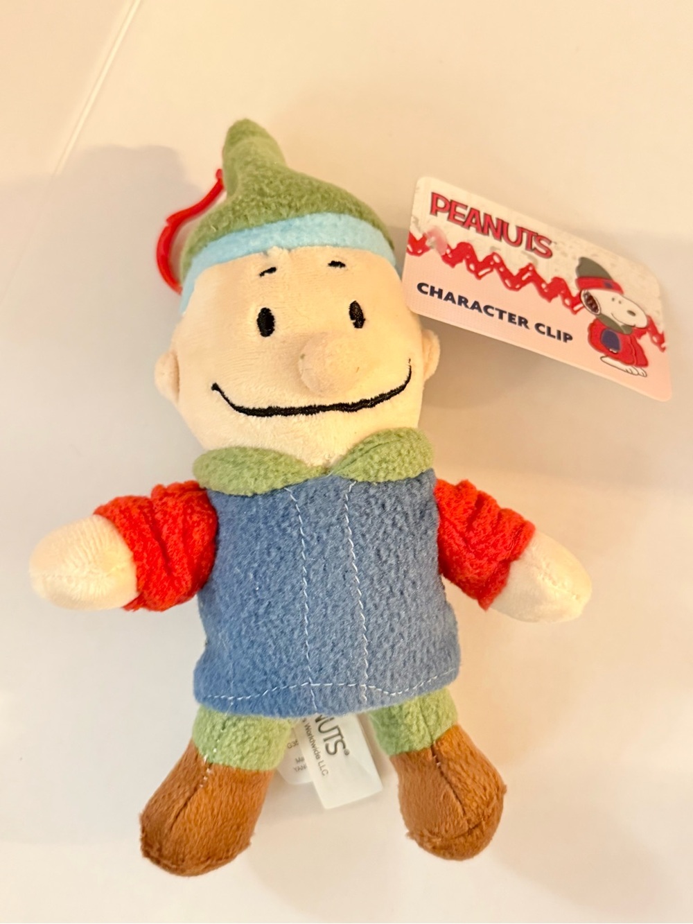 Peanuts Charlie Brown Plush
Character Clip backback by RUZ~NEW!